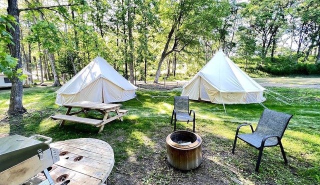 Stunning Cozy Tipi with Fire Pit in Saint Croix Falls, Wisconsin