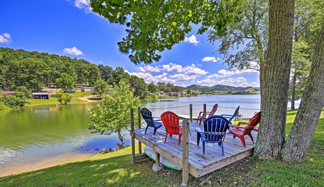 Waterside Cherokee Lake Home w/ Private Dock!