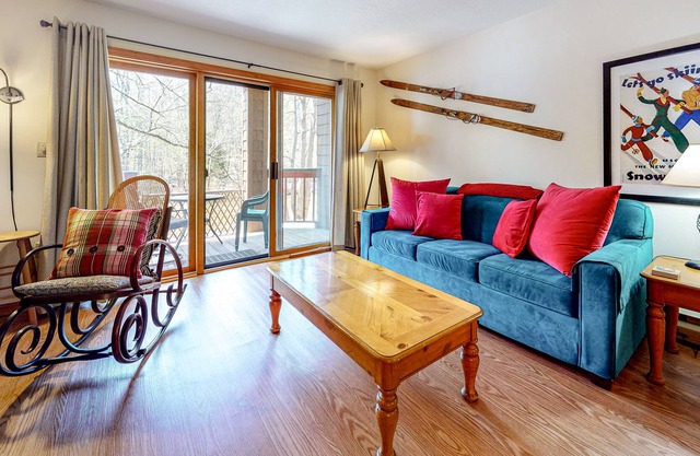 Riverfront, dog-friendly gem with fireplace, fast WiFi & pool -snowbird-friendly