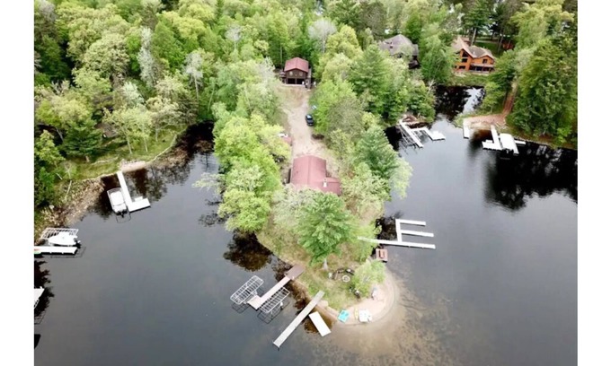 Crosslake Cabin | 500 feet lakefront on 14 lakes Whitefish Chain Crosslake
