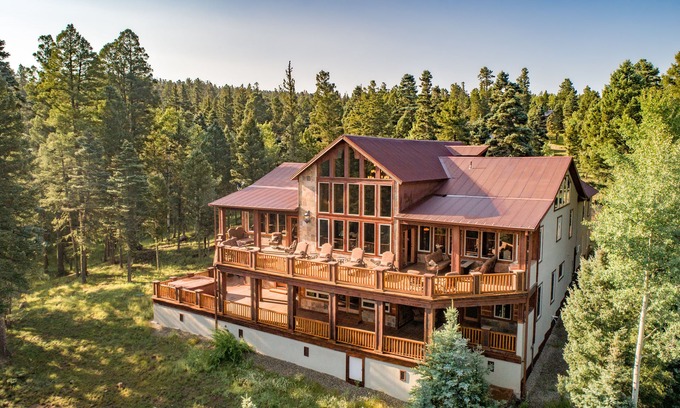 Angel Fire House | Hot Tub | Luxury | Views | Woodland Castle