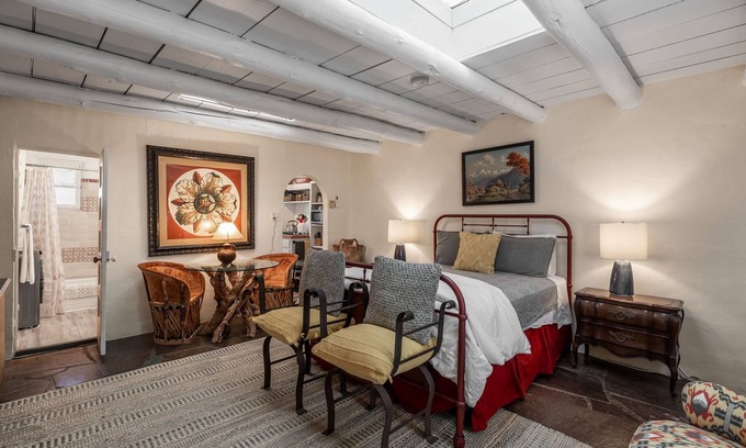 Historic Eastside Condo | New Listing! Charming Adobe Escape | Walk to Canyon Road & Galleries