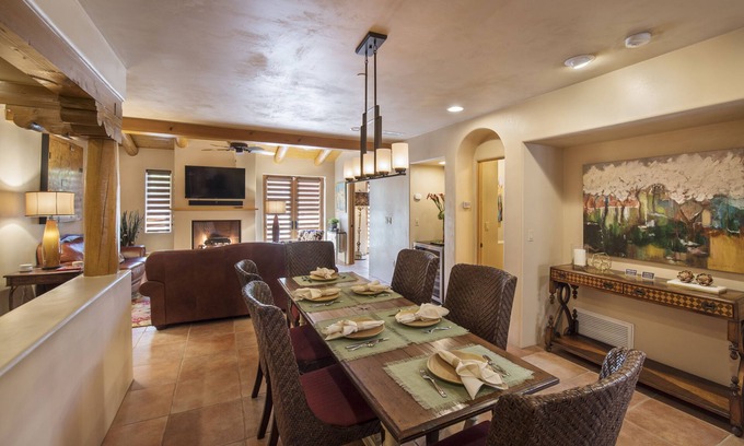 Downtown Santa Fe Condo | Santa Fe Downtown Corner Courtyard, 3 Blocks from the Plaza, walk to everything
