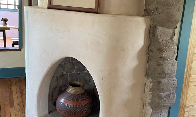 West Old Town House | The Cervantes house is a traditional 1800s adobe casa showcasing NM art
