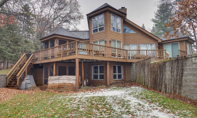 Crosslake House | Waterfront Crosslake House: Ideal Winter Escape!