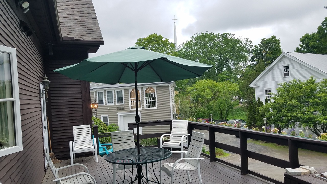 Photo of Patio Balcony in Stowe Village Historic District