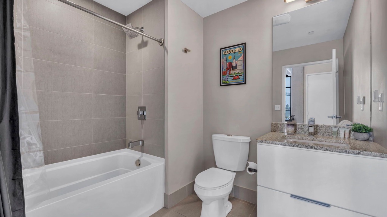 Photo of Bathroom in Downtown Cleveland