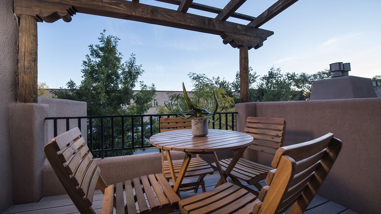 Photo of Patio Balcony in Downtown Santa Fe