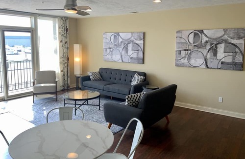 Saint Joseph Apartment | Beautiful downtown condo with marina views, minutes from the beach